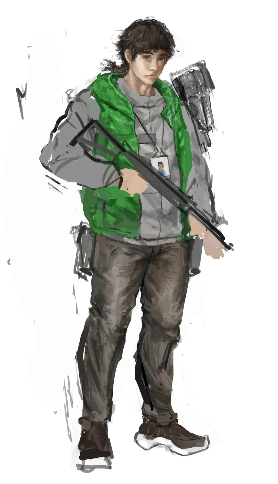 机器角色脸设计3psd